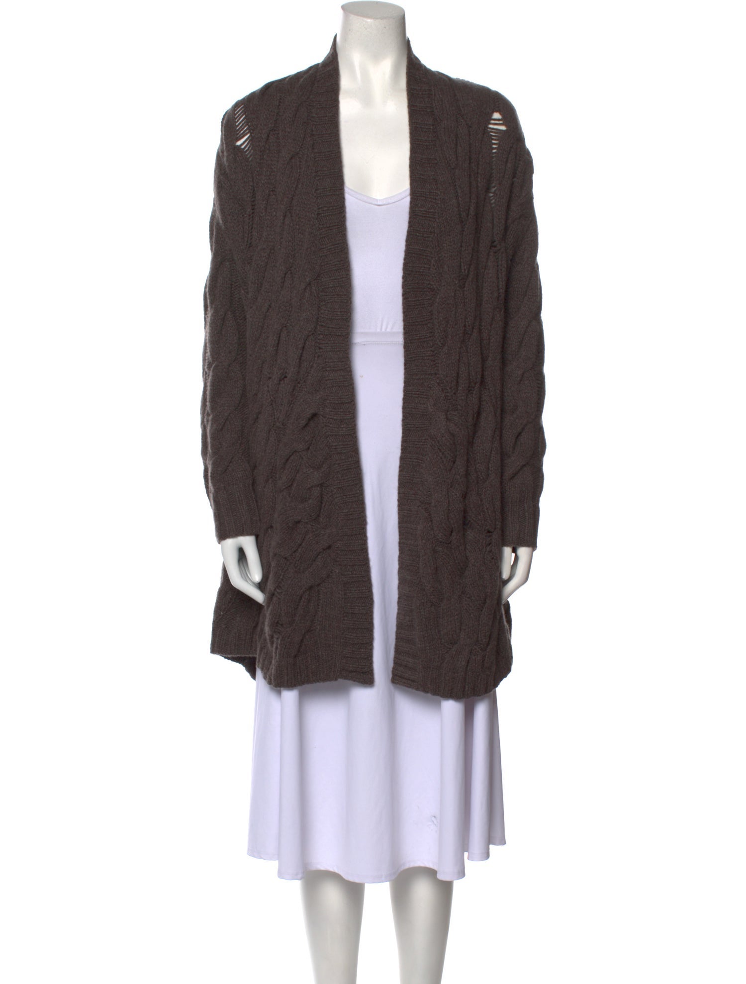 Inhabit Cashmere Open Front Sweater