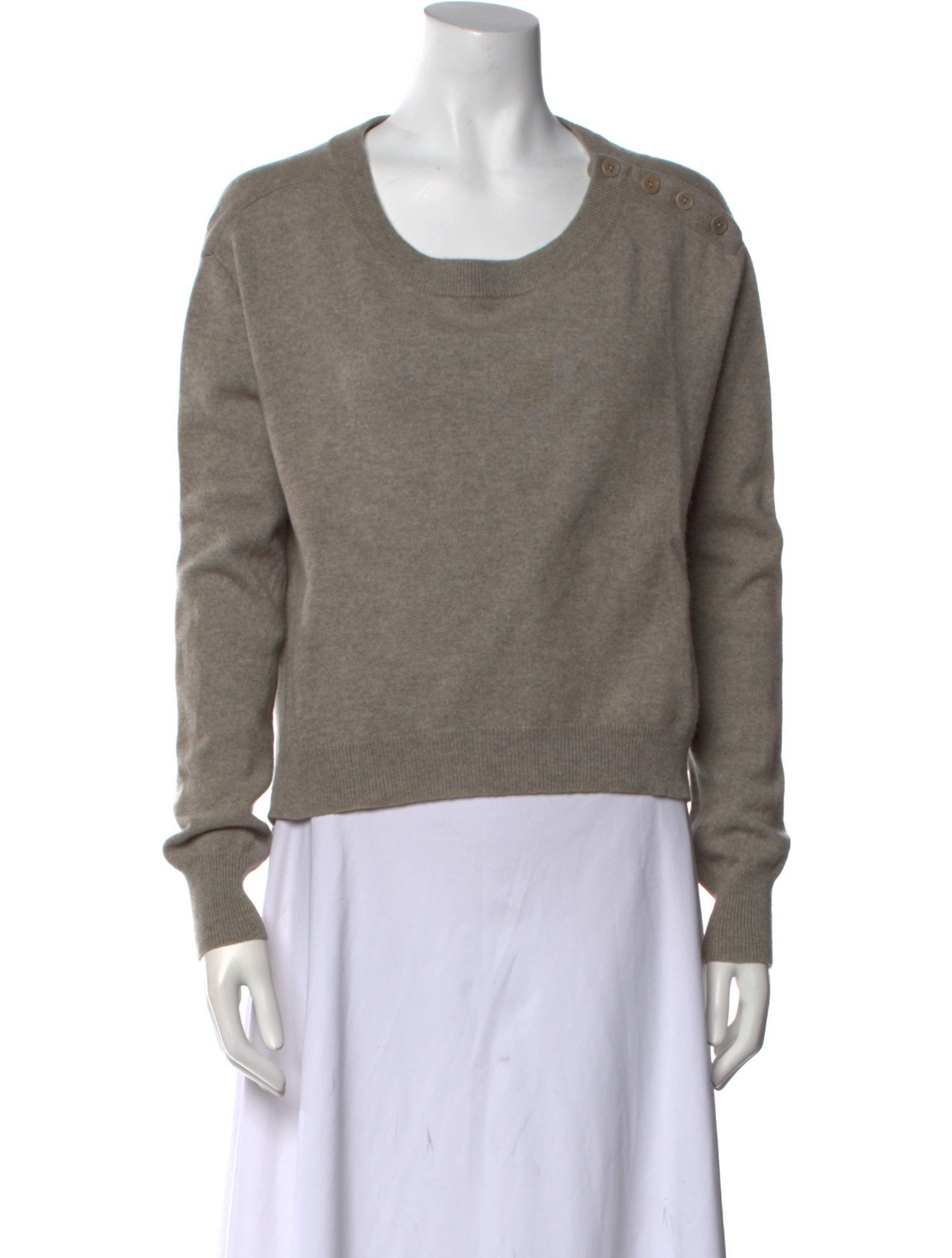 Inhabit Cashmere Scoop Neck Sweater