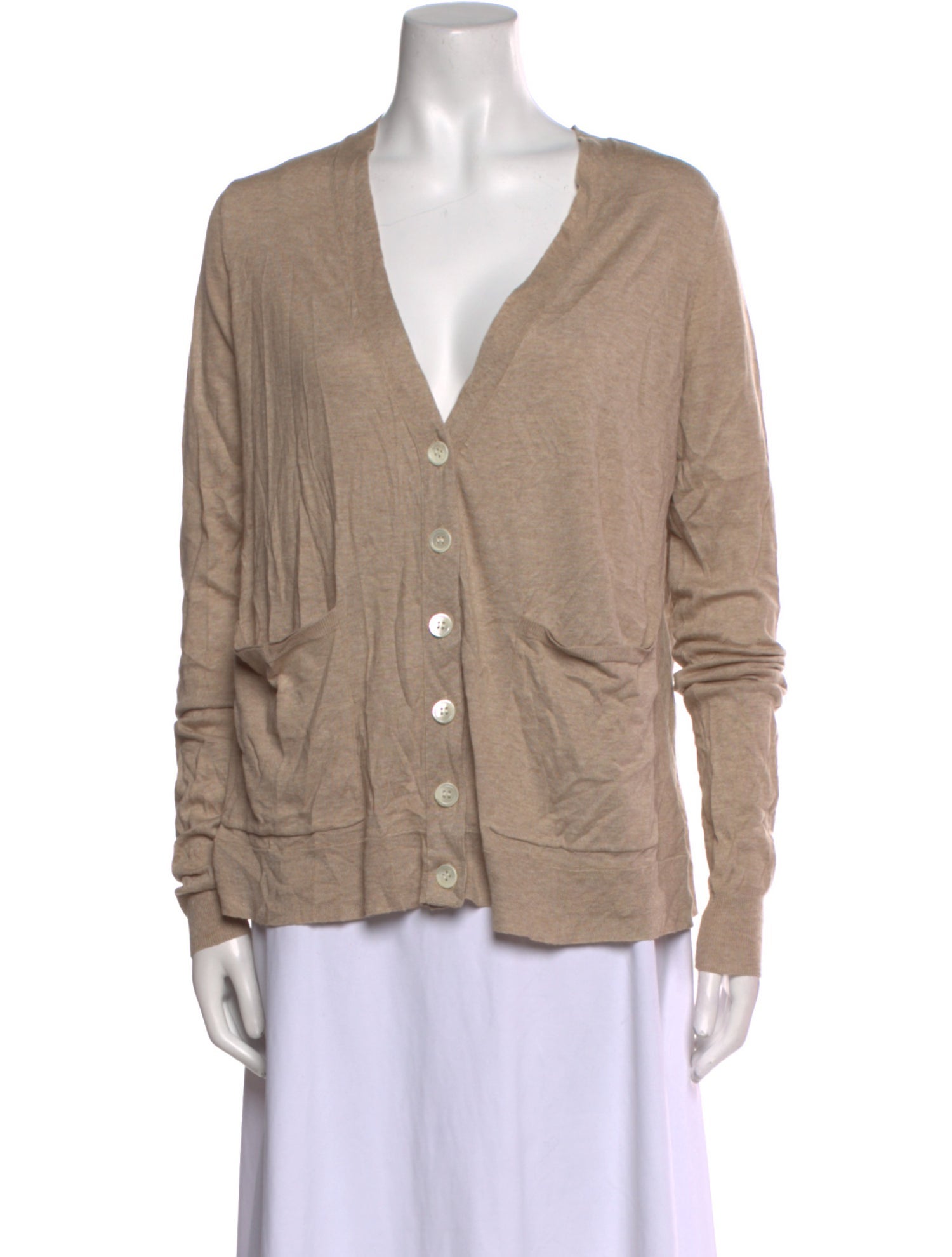 Inhabit Silk V-Neck Sweater