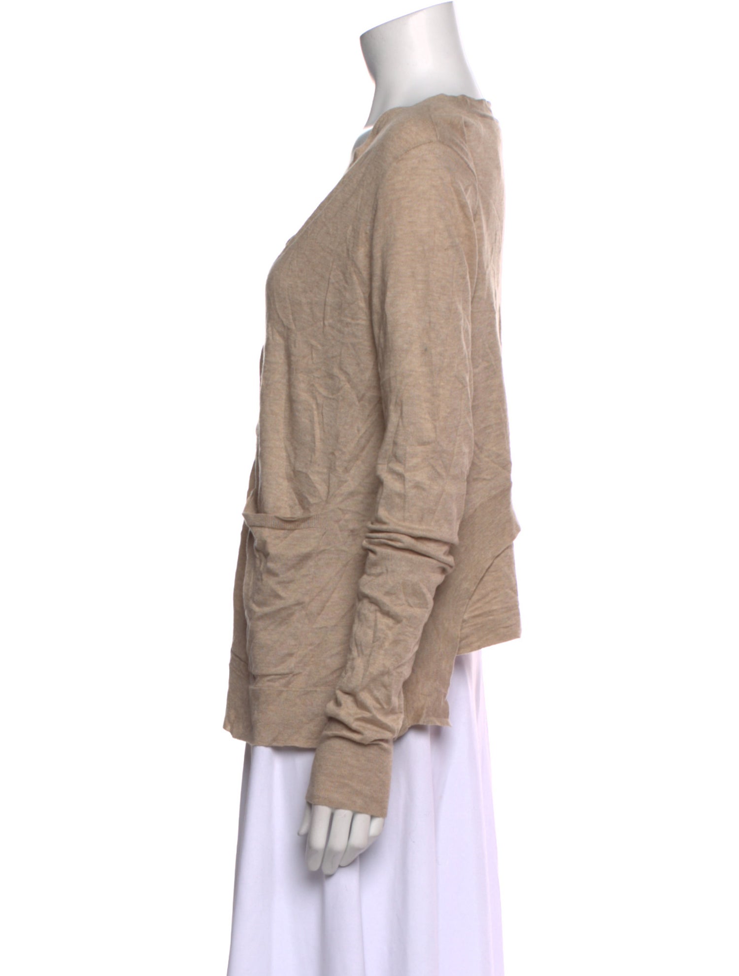 Inhabit Silk V-Neck Sweater