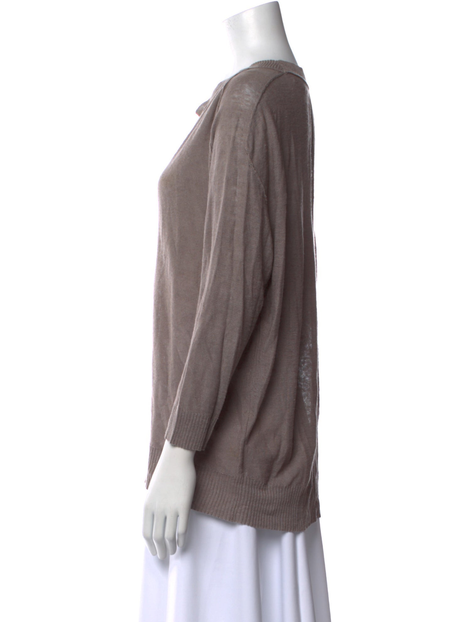 Inhabit Linen V-Neck Sweater