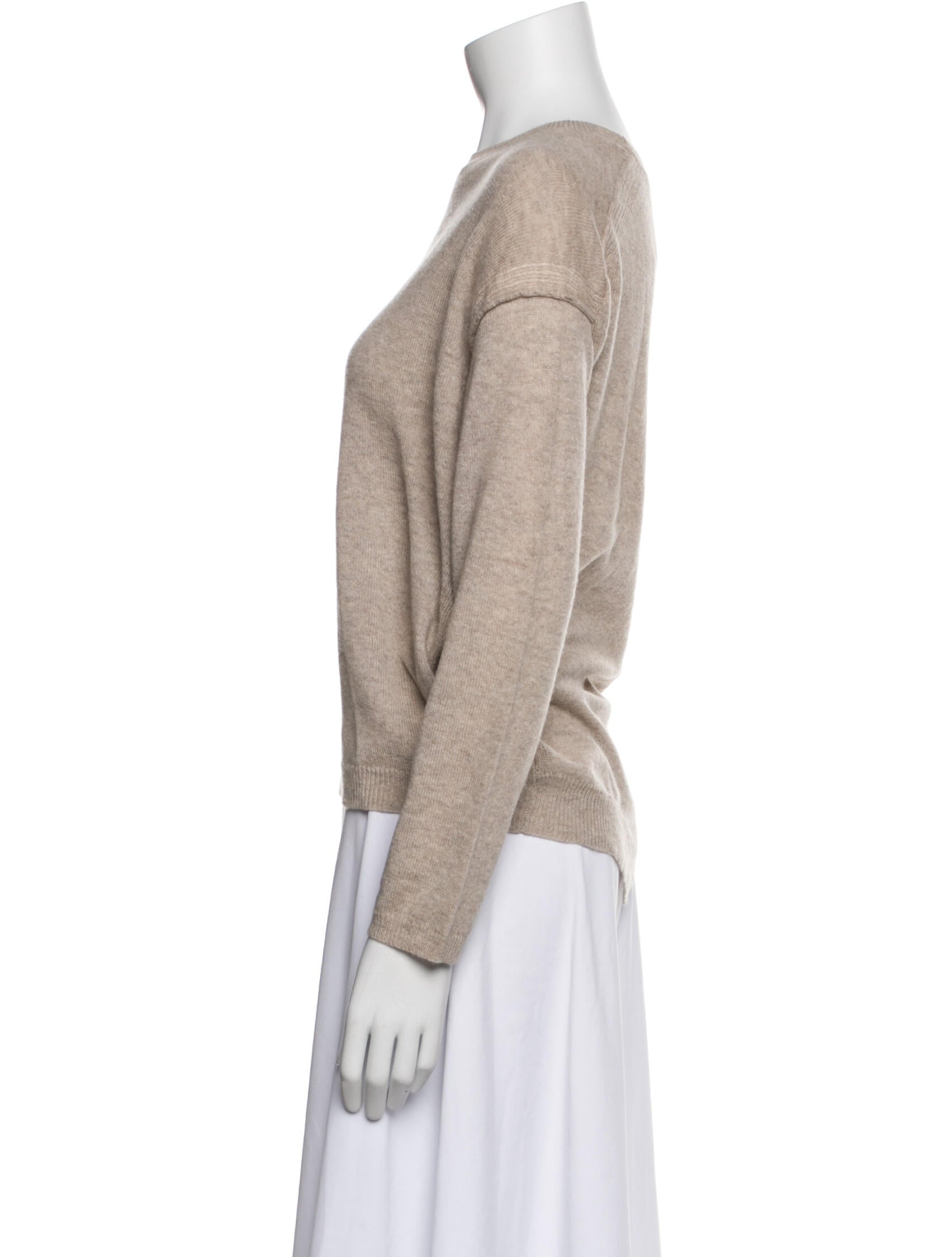Inhabit Cashmere Bateau Neckline Sweater