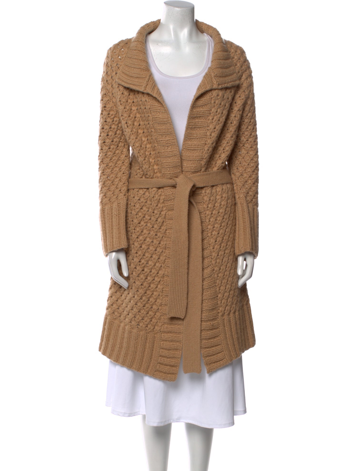 Inhabit Cashmere Plunge Neckline Sweater