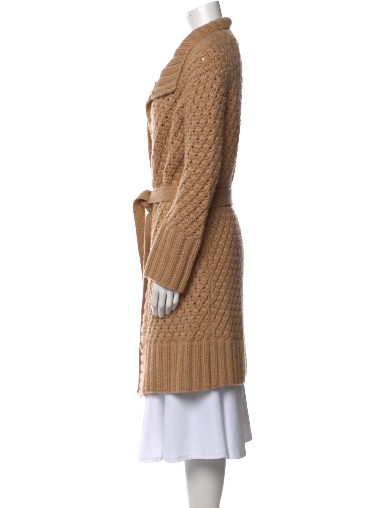 Inhabit Cashmere Plunge Neckline Sweater