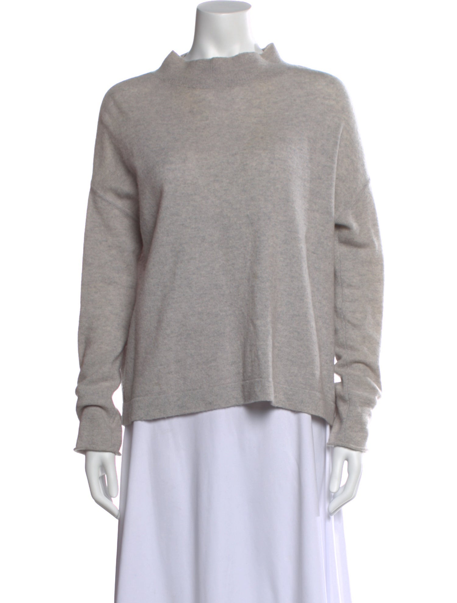 Inhabit Cashmere Mock Neck Sweater