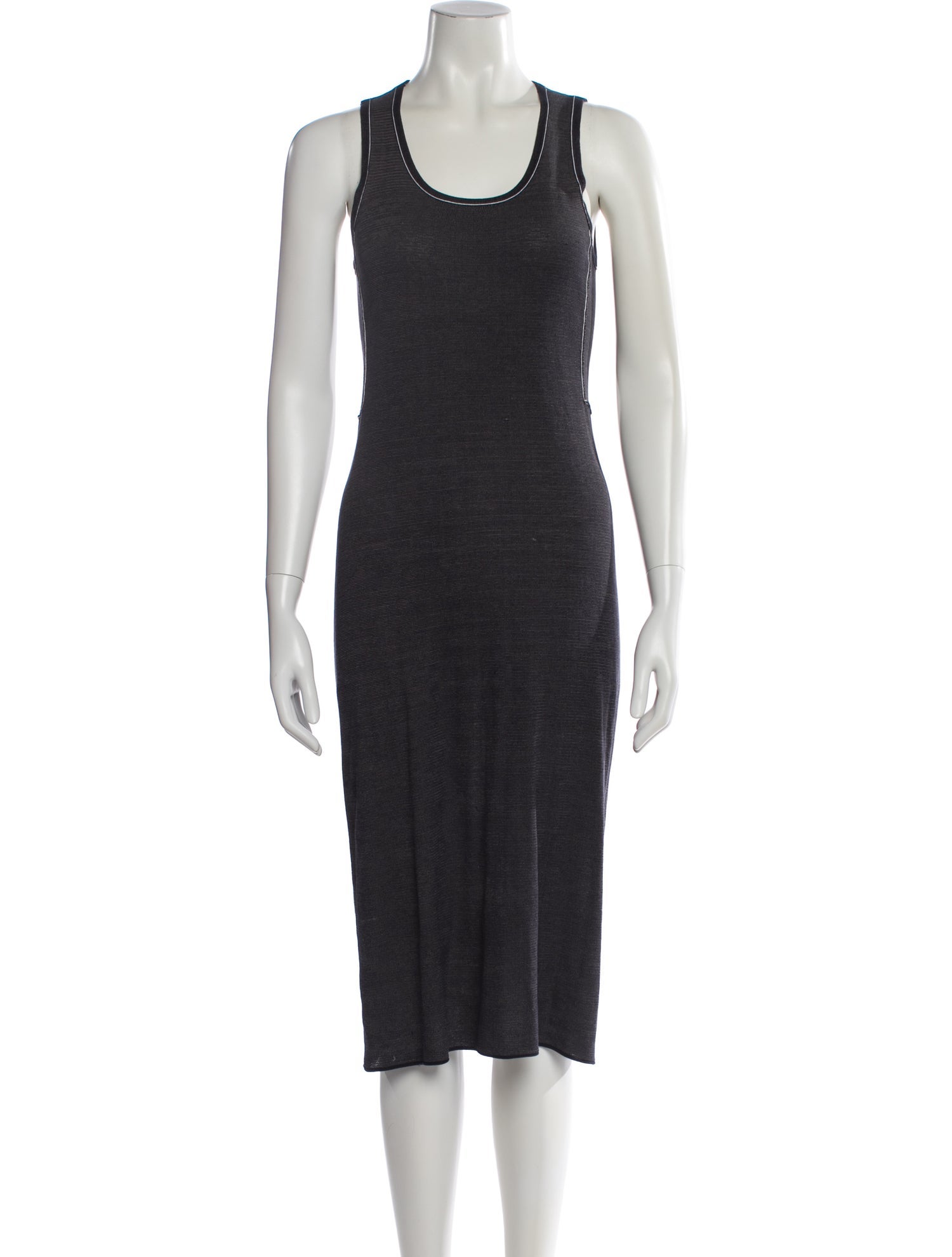 Inhabit Scoop Neck Midi Length Dress