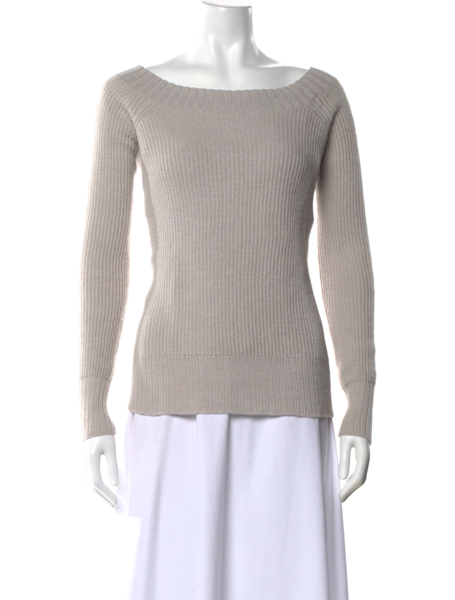 Inhabit Linen Bateau Neckline Sweater