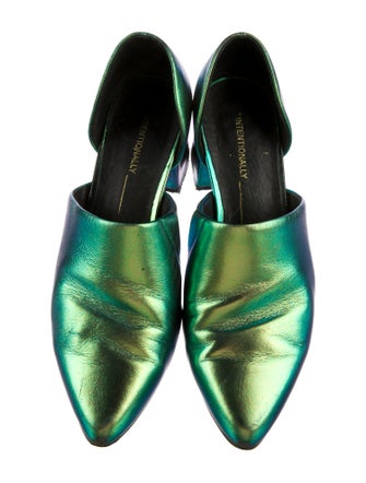 Intentionally Blank Leather D'Orsay Pumps