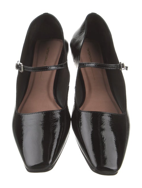 Intentionally Blank Patent Leather Mary Jane Flats