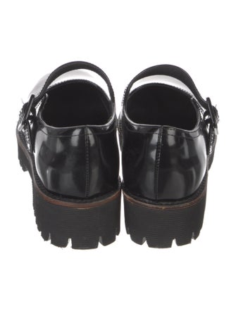 Intentionally Blank Leather Mary Jane Flats