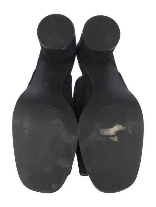 Intentionally Blank Suede Slides