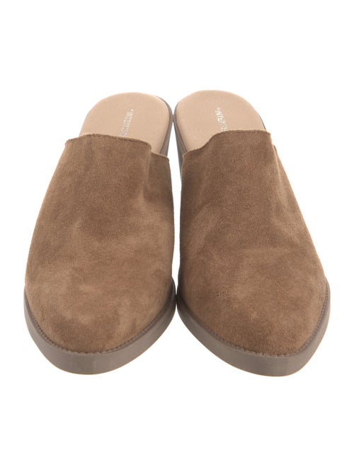 Intentionally Blank Suede Mules