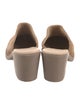 Intentionally Blank Suede Mules