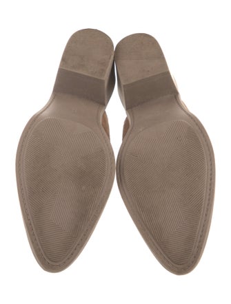Intentionally Blank Suede Mules