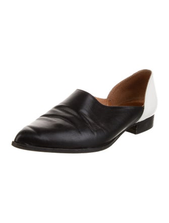Intentionally Blank Leather D'Orsay Flats