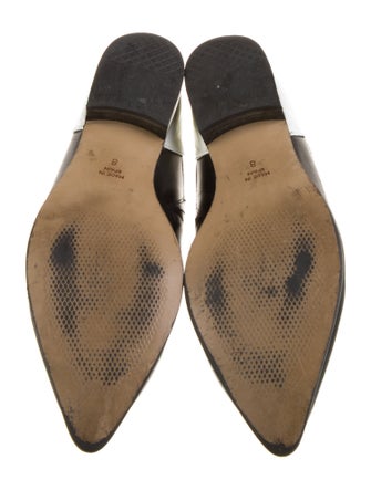 Intentionally Blank Leather D'Orsay Flats