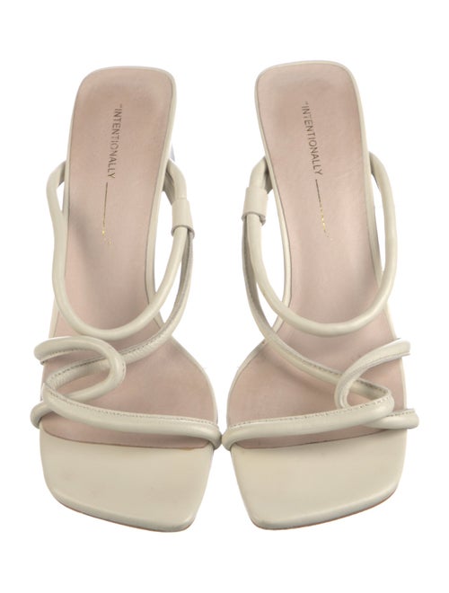 Intentionally Blank Leather Flats