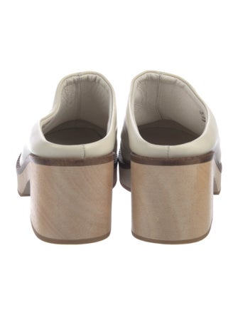 Intentionally Blank Leather Mules