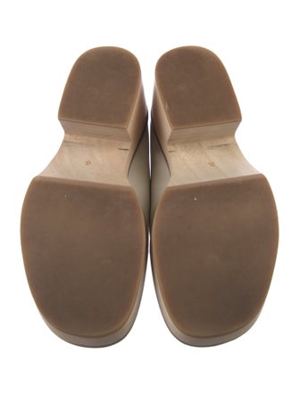 Intentionally Blank Leather Mules