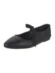 Intentionally Blank Leather Grosgrain Trim Mary Jane Flats
