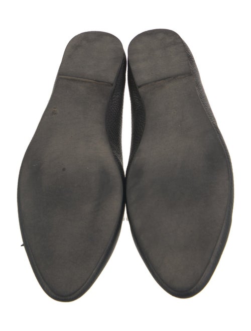 Intentionally Blank Leather Grosgrain Trim Mary Jane Flats