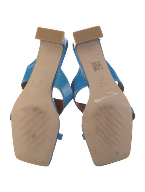 Intentionally Blank Leather Flip Flops