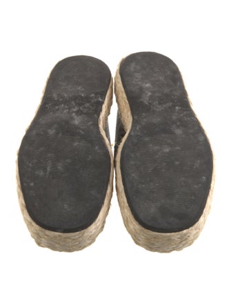 Intentionally Blank Leather Espadrilles