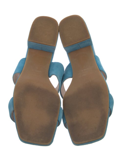 Intentionally Blank Leather Slides