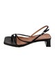 Intentionally Blank Leather Slingback Sandals