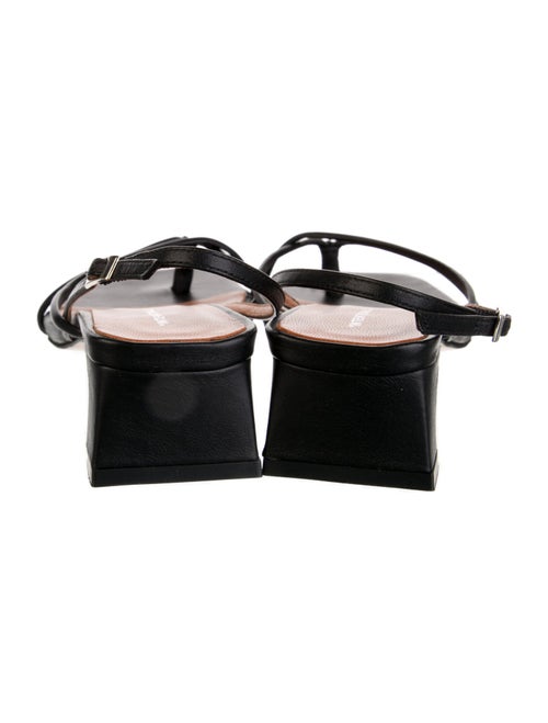 Intentionally Blank Leather Slingback Sandals