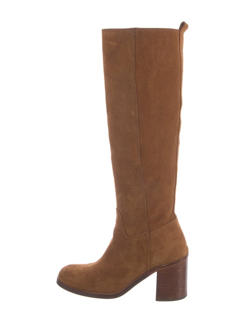 Intentionally Blank Suede Riding Boots