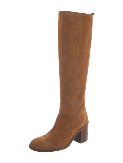 Intentionally Blank Suede Riding Boots