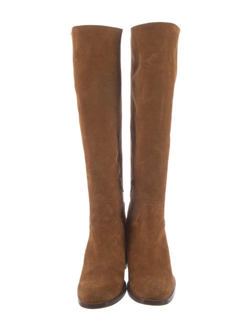 Intentionally Blank Suede Riding Boots