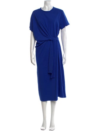 Intentionally Blank Crew Neck Midi Length Dress