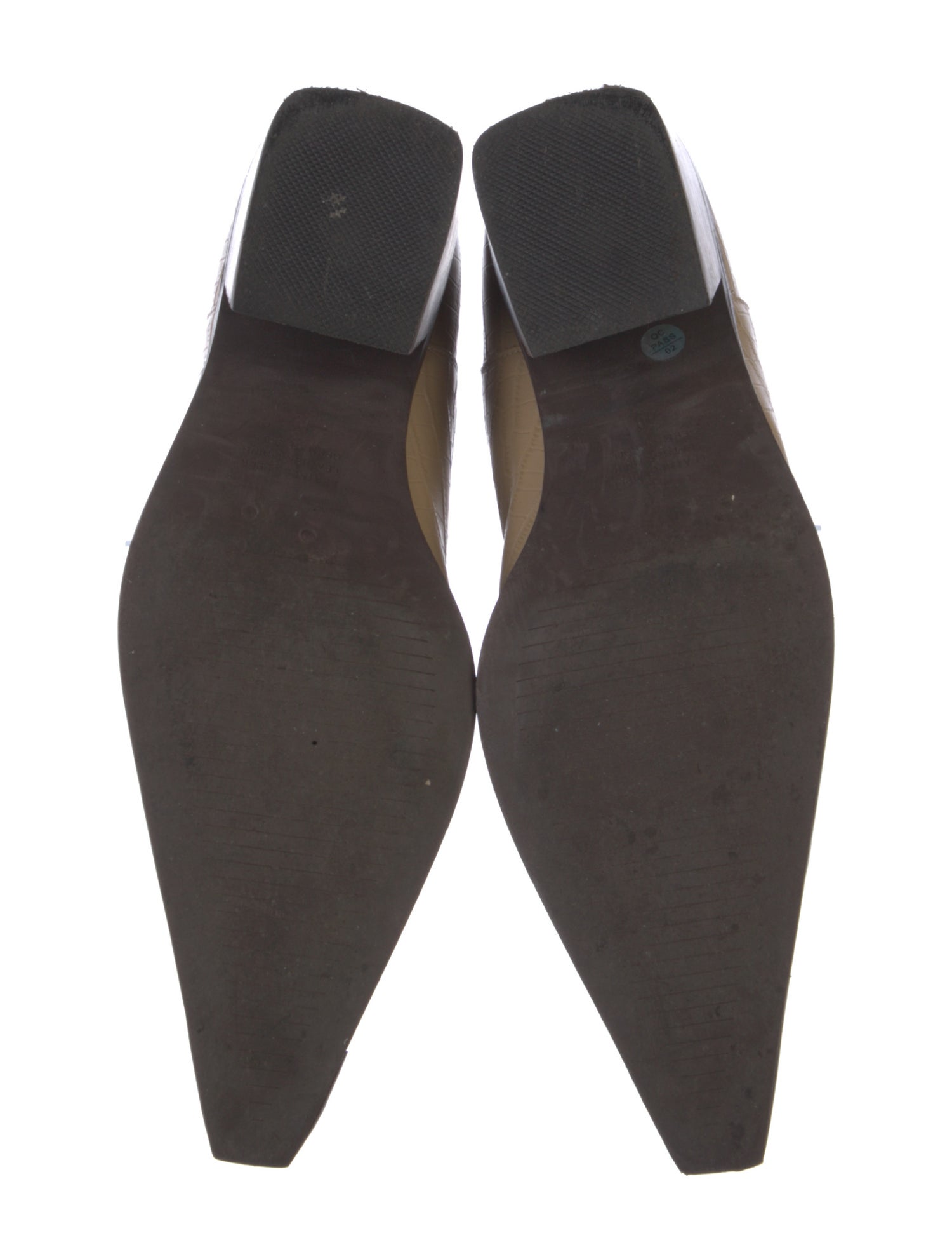 Intentionally Blank Embossed Leather Western Boots