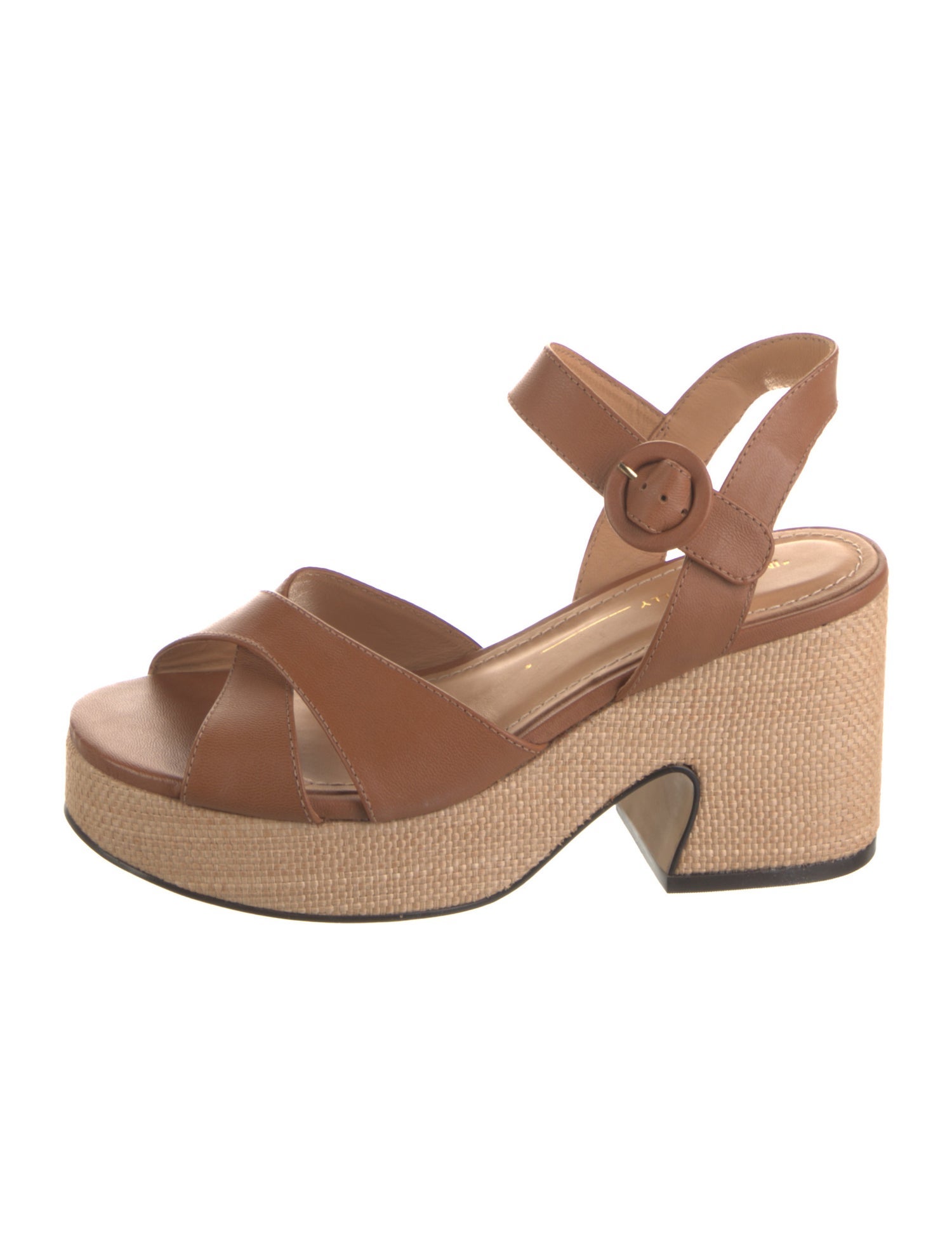 Intentionally Blank Leather Slingback Sandals