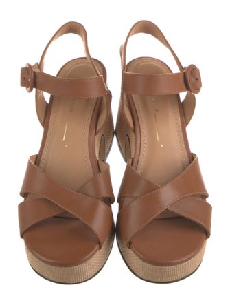 Intentionally Blank Leather Slingback Sandals