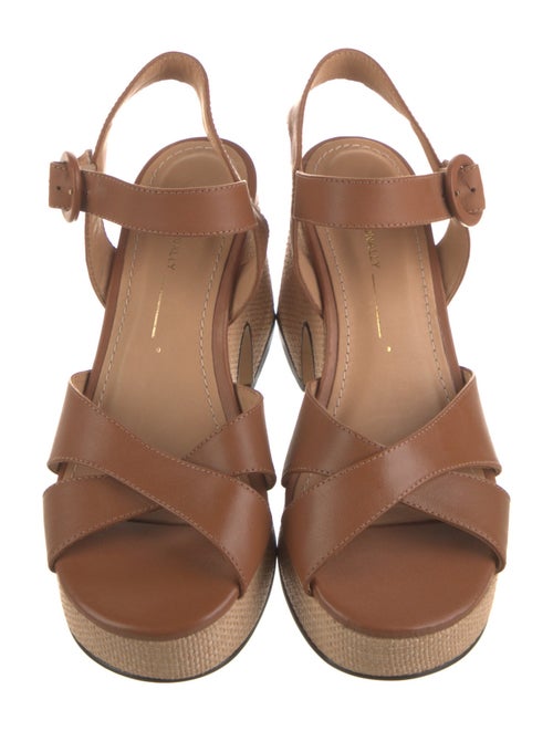 Intentionally Blank Leather Slingback Sandals