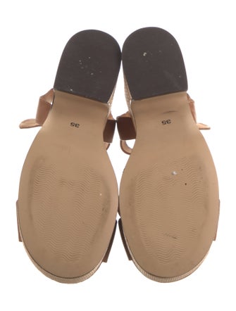 Intentionally Blank Leather Slingback Sandals