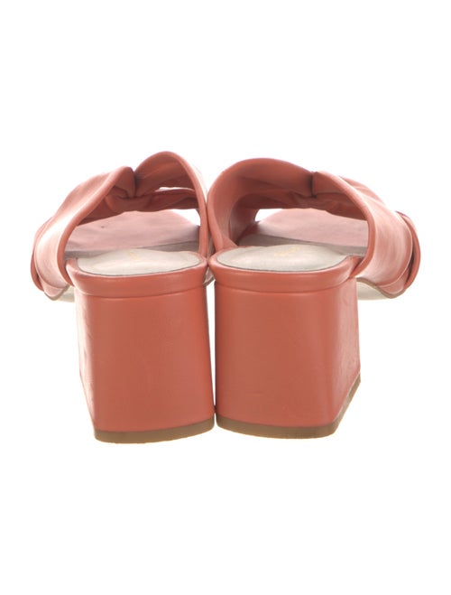 Intentionally Blank Leather Slides