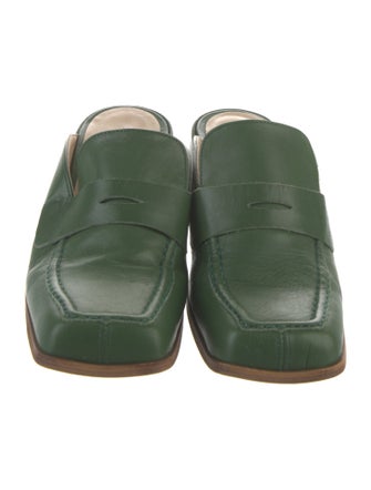 Intentionally Blank Leather Mules