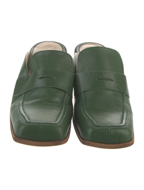 Intentionally Blank Leather Mules