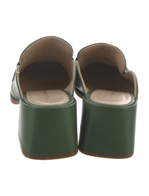 Intentionally Blank Leather Mules