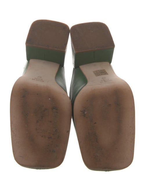 Intentionally Blank Leather Mules