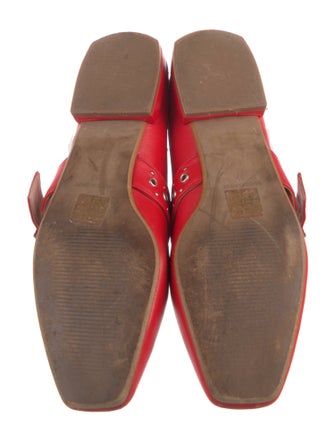 Intentionally Blank Leather Mary Jane Flats