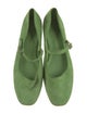 Intentionally Blank Suede Mary Jane Flats