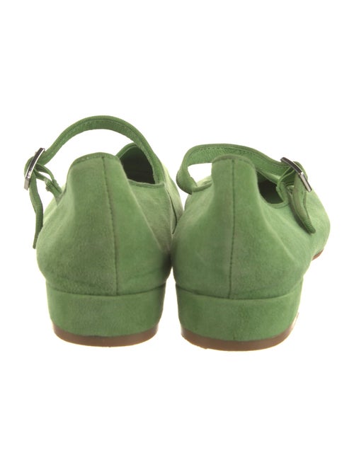 Intentionally Blank Suede Mary Jane Flats