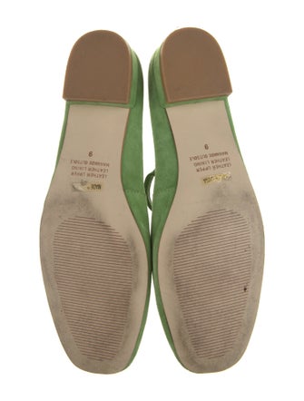 Intentionally Blank Suede Mary Jane Flats