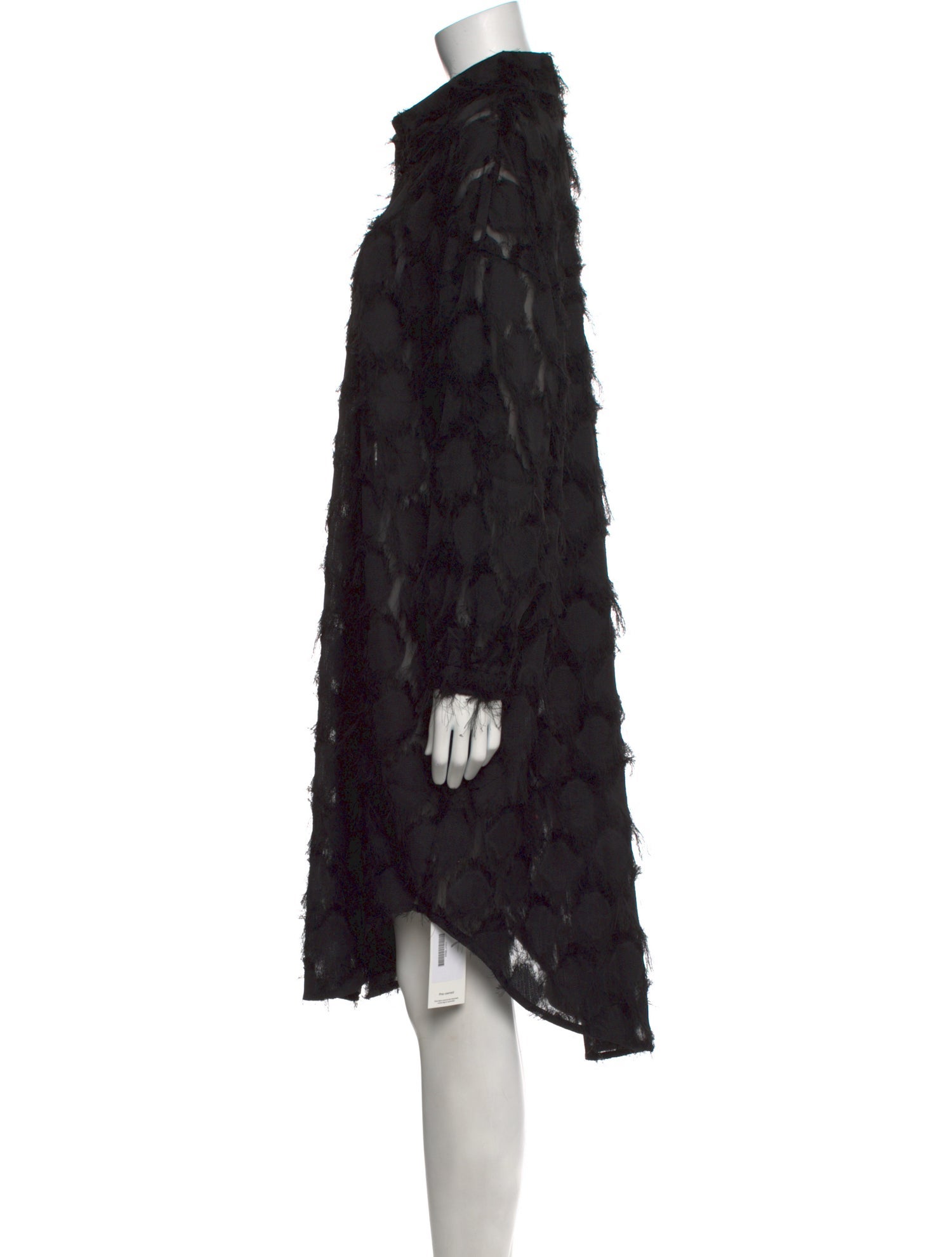 Intentionally Blank Lace Pattern Midi Length Dress