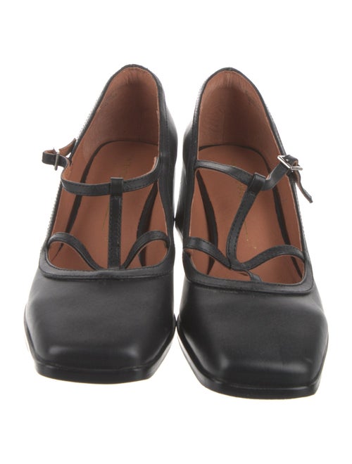 Intentionally Blank Leather Pumps